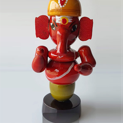 "Etikoppaka Wooden Lord Ganesh-A-45 - Click here to View more details about this Product